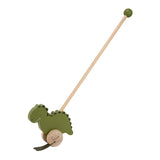 Trixie palo de empuje de madera - mr. dino - juguetes para niños - a partir de 1,5 años - para niños y niñas - fsc