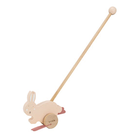 Figura de empuje de madera Trixie - Sra. Rabbit