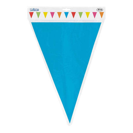 Boland colored flag line, 10mtr. Party decoration