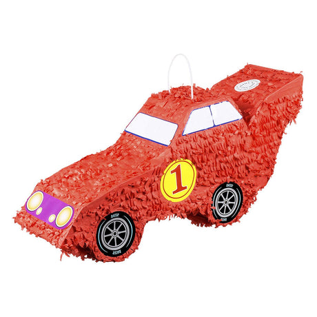 Boland piñata coche de carreras rojo
