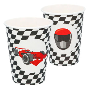 Vasos de papel Boland racing, 8ud.
