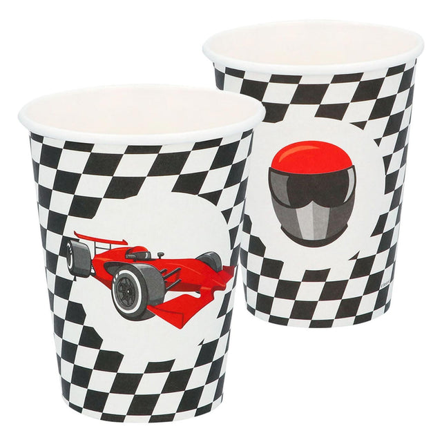 Vasos de papel Boland racing, 8ud.