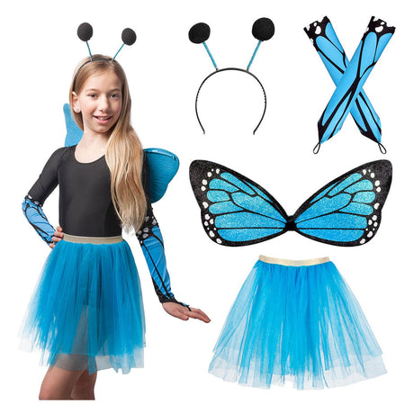 Boland conjunto de vestir mariposa azul