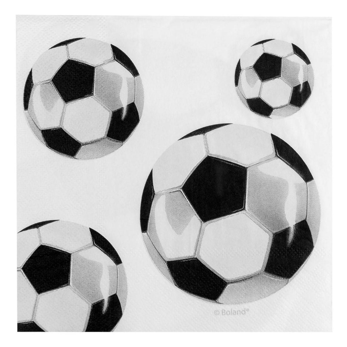 Servilletas de fútbol Boland, 20 uds.