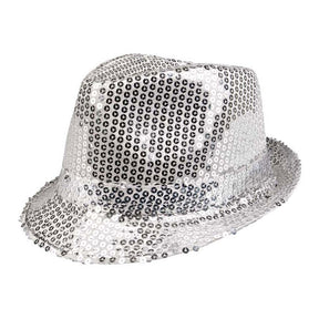 Boland sombrero pop star lentejuelas plata