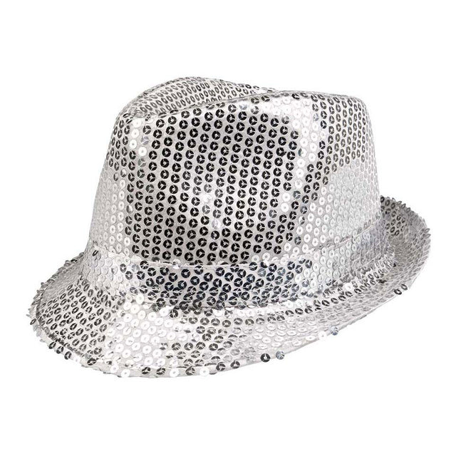 Boland sombrero pop star lentejuelas plata