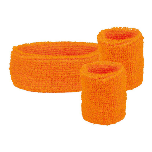 Boland Muñequeras naranja neón, 3 uds.