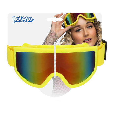 Gafas de esquí Boland party amarillo neón