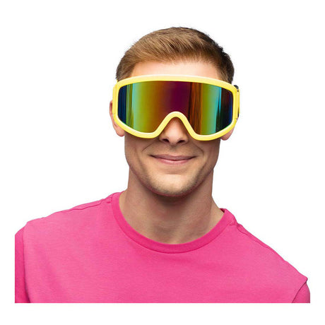 Gafas de esquí Boland party amarillo neón