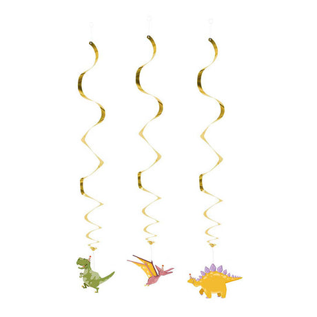 Boland guirnaldas decorativas dinosaurio, 3 uds.