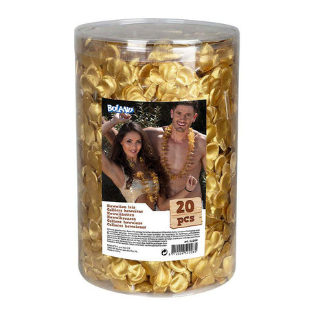 Boland Coronas hawaianas doradas, 20 uds.