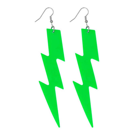 Pendientes Boland flash verde neón