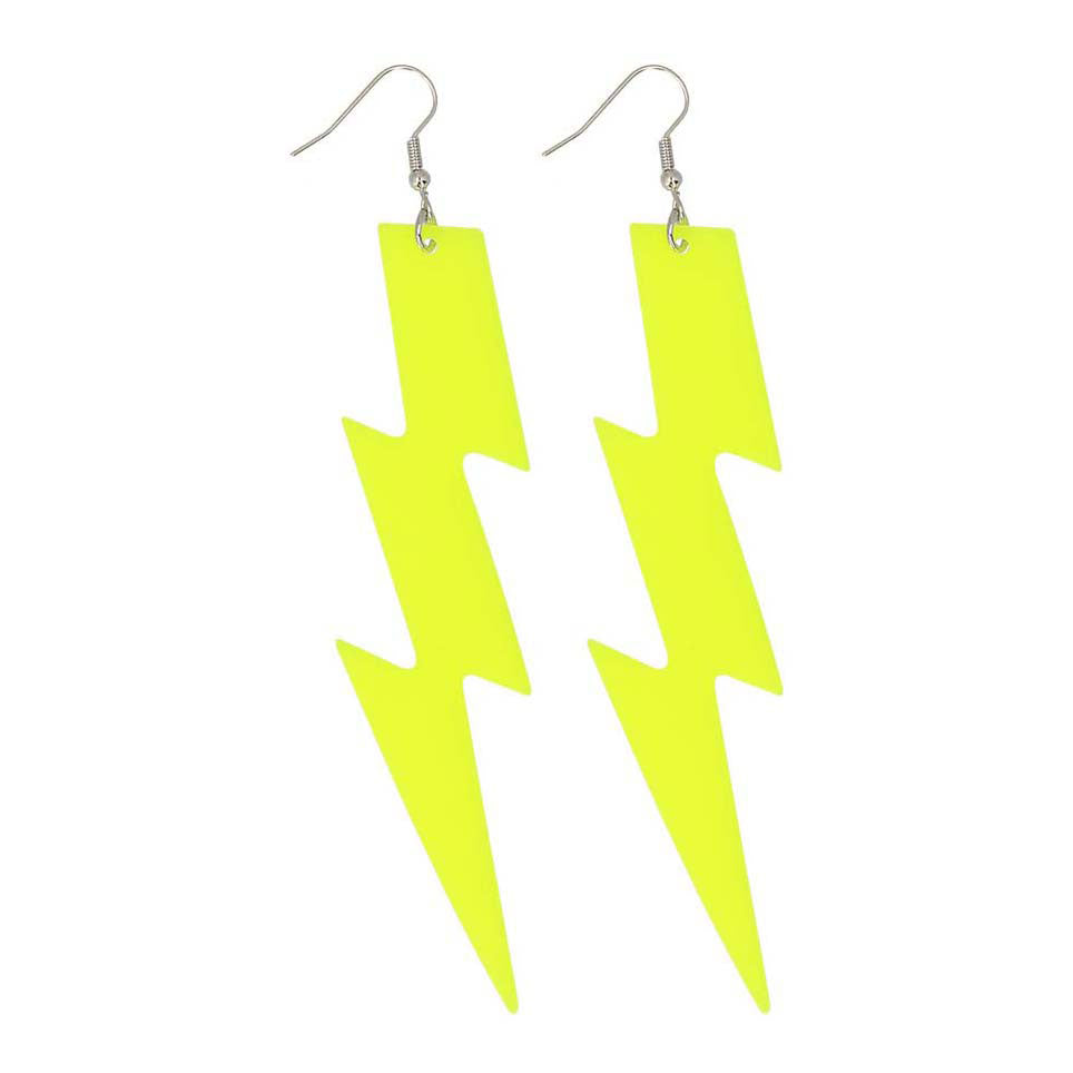 Pendientes Boland flash amarillo neón