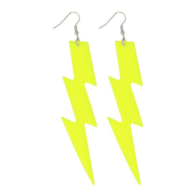 Pendientes Boland flash amarillo neón