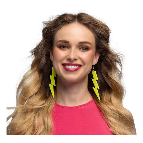 Pendientes Boland flash amarillo neón