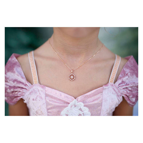 Juego de collar y anillo de copo de nieve Great Pretenders - 2 piezas.