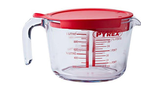 Vaso medidor Pyrex con tapa 1l