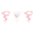 Haza línea bandera barbablanca bebe niña, 10mtr.