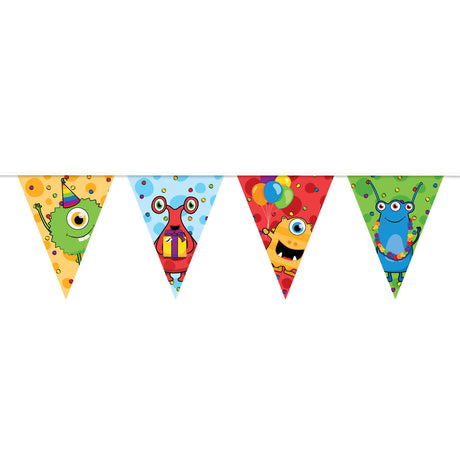 Bandera haza barba blanca linea monster party, 10 mtr.