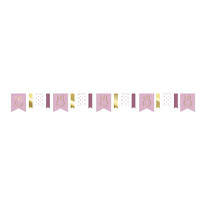 Guirnalda miffy haza barbablanca rosa, 4mtr.