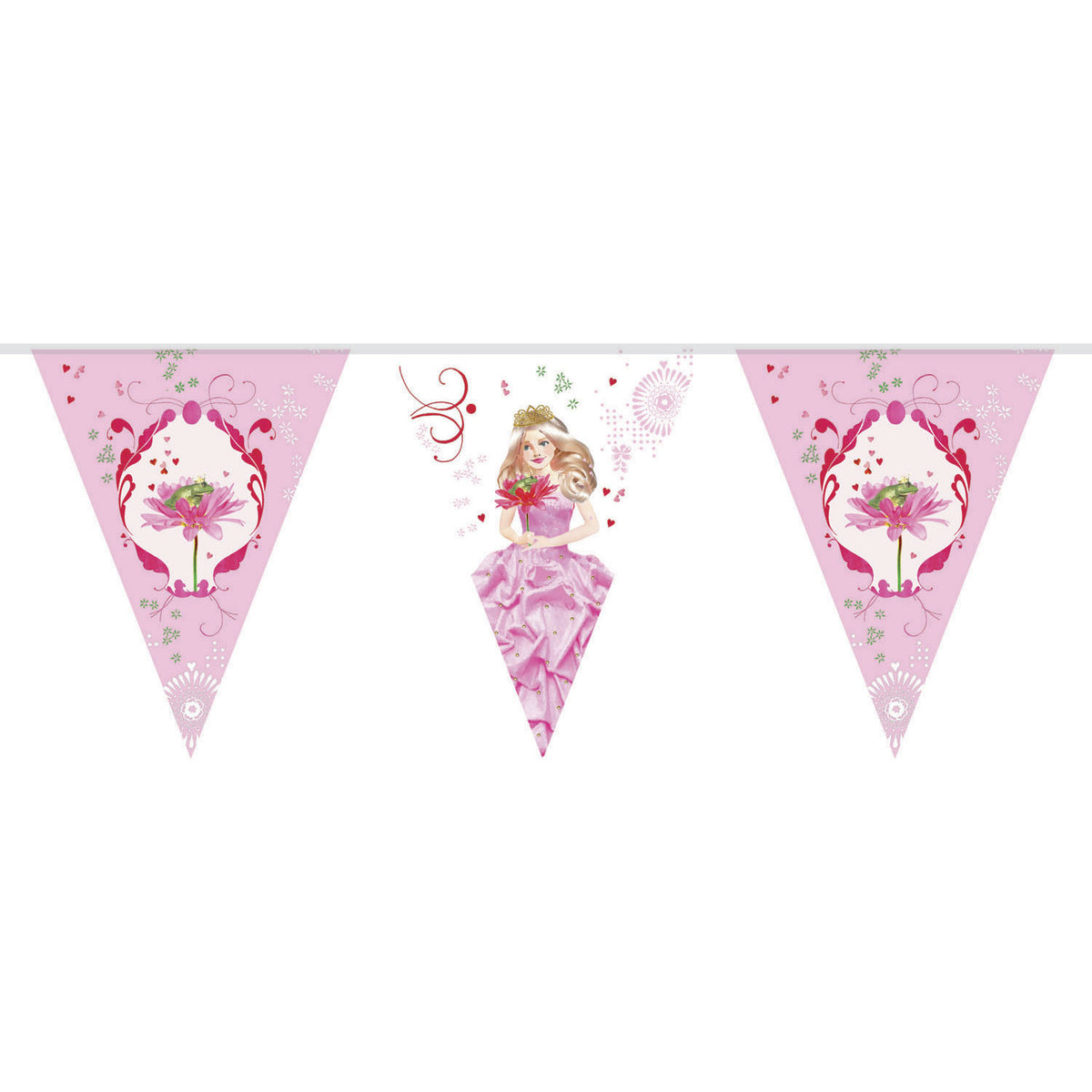 Línea bandera princesa haza barba blanca, 10 mtr.