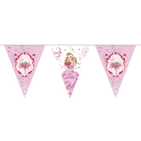 Línea bandera princesa haza barba blanca, 10 mtr.