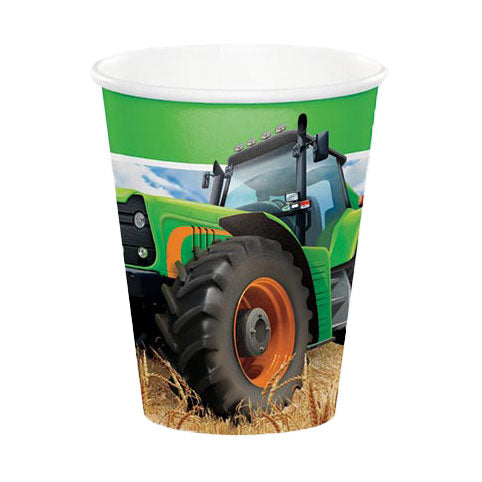 Vasos para tractor Haza de barba blanca, 8 uds.