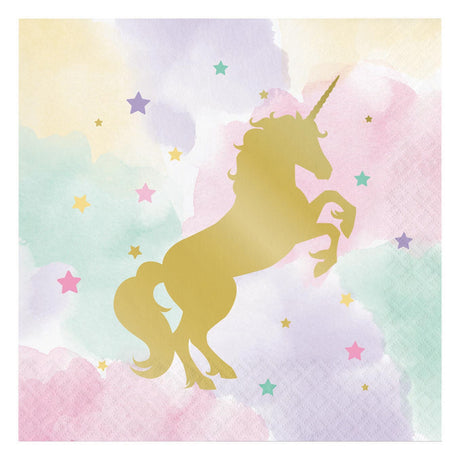 Servilletas Haza Unicornio Barbablanca, 16ud.