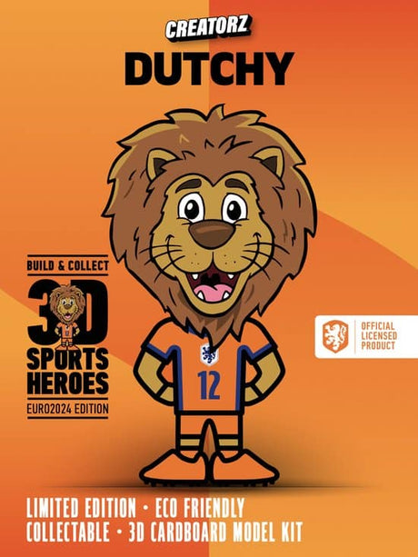 Oku Creatorz 3D, la mascota de los héroes deportivos holandeses.