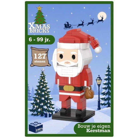 Sintbricks xmas bricks bouw je eigen kerstman 127 delig