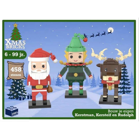 Sintbricks xmas bricks bouw je eigen kerstset 3 delig