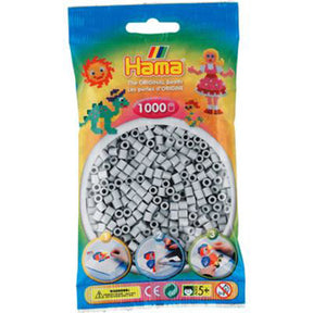 Cuentas para planchar Hama midi - gris claro (070), 1000 uds.