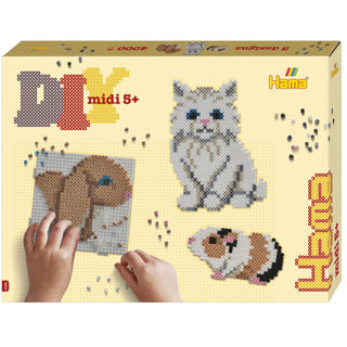Hama Ironing Bead Set Regalo Regal Box - Lindos Animales, 4000.