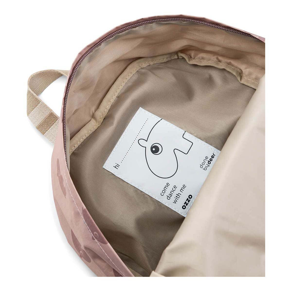 Hecho por ciervo mochila infantil ozzo rosa 5 l