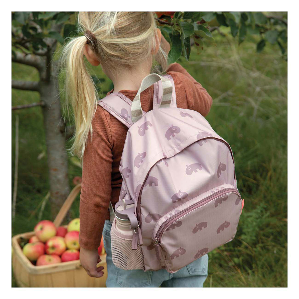 Hecho por ciervo mochila infantil ozzo rosa 5 l