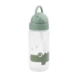 Hecho por ciervo vaso de paja verde cocodrilo, 350ml
