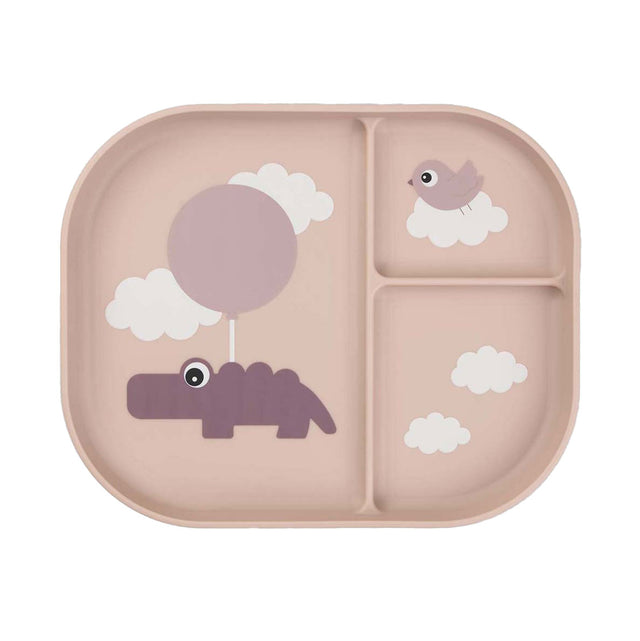 Hecho por venado tablero de caja nubes felices rosa