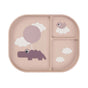 Hecho por venado tablero de caja nubes felices rosa