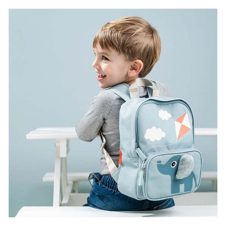 Hecho por ciervo mochila infantil elphee azul 4 l