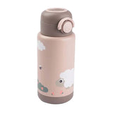 Hecho por ciervo botella para beber aislada tiny farm - rosa