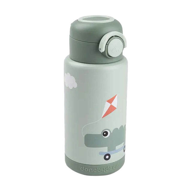 Botella térmica Done by Deer - parque infantil - verde - 340 ml