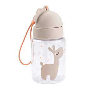 Hecho por ciervo vaso de paja 280ml - beige