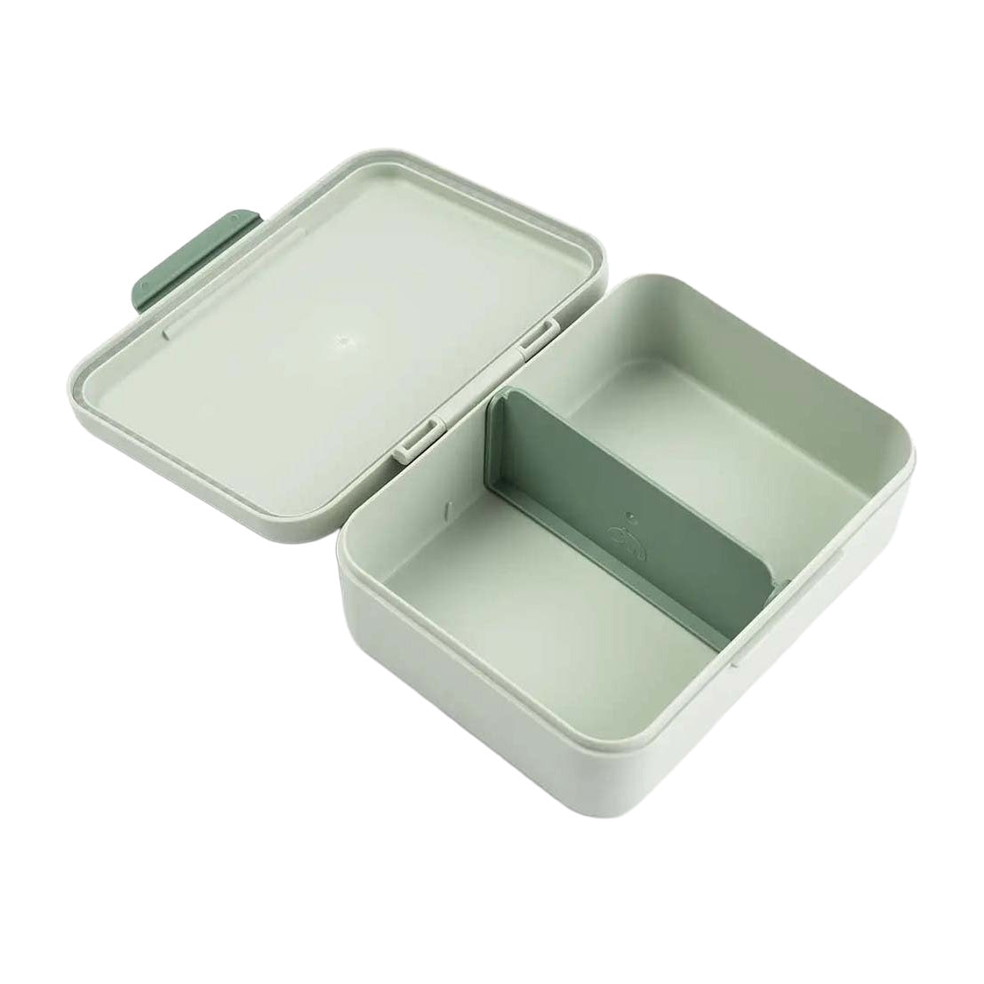 Hecho por ciervo panera con compartimentos - verde