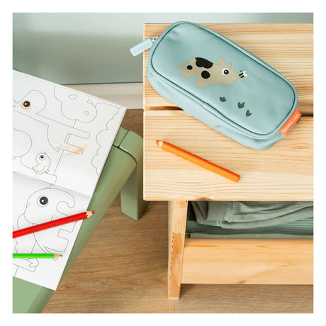 Done by deer etui tiny farm - blauw