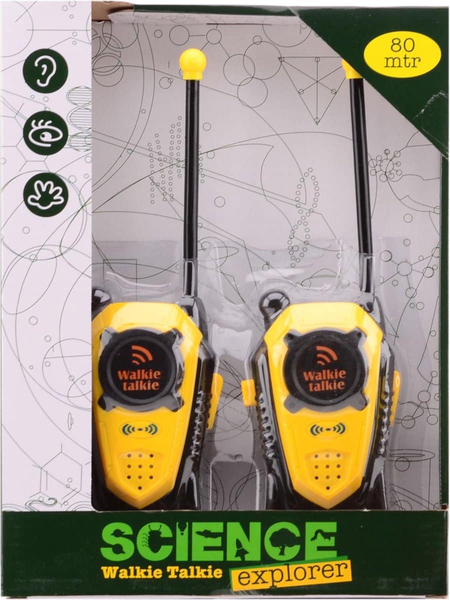 Walkie talkie explorador científico Johntoy