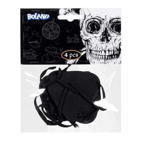 Parches para ojos de pirata Boland, 4 piezas