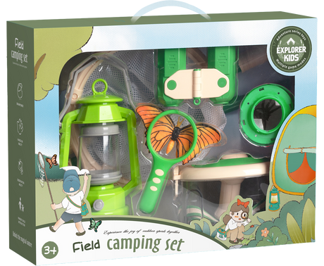 Juego de camping para niños Byomic de 8 piezas.
