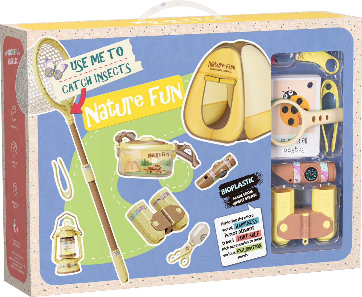 Byomic set explorador de insectos para niños xl 21 piezas