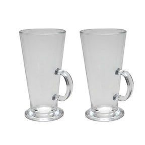 Svenska living vaso latte machiato juego de 2 piezas 280ml