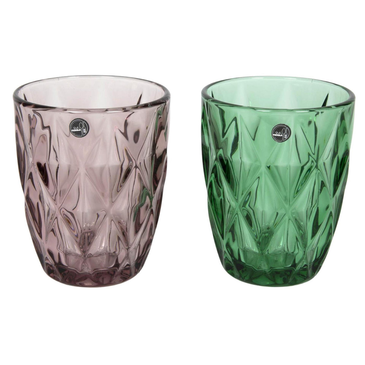 Vaso con relieve caja 300ml con 8 ø8cm